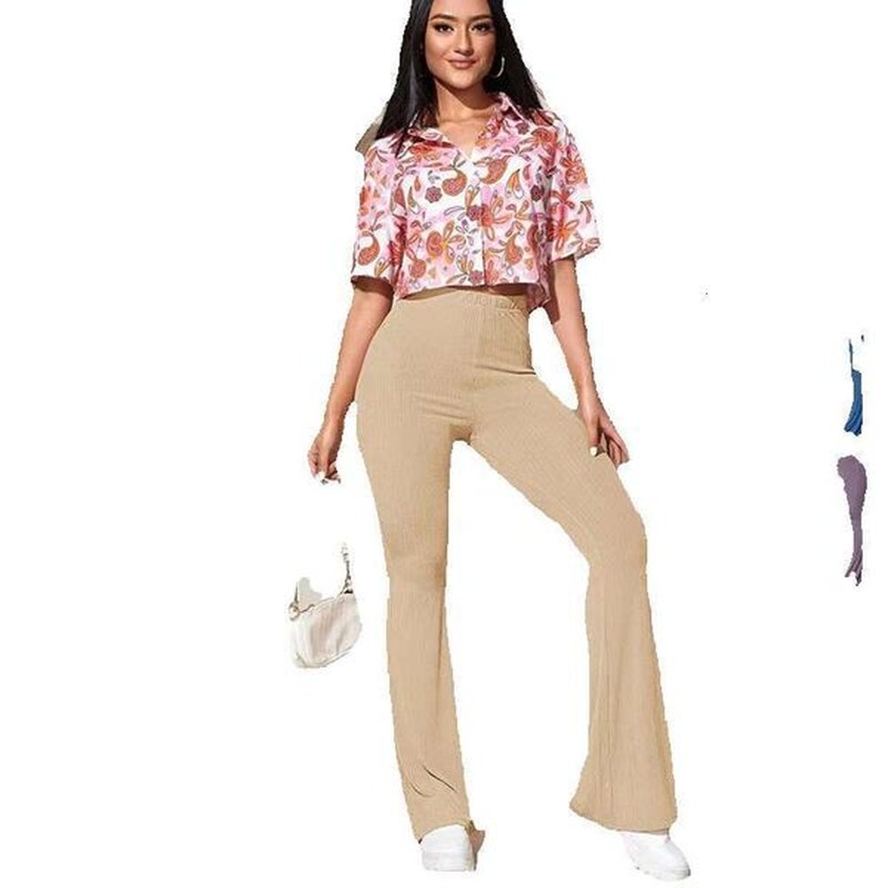 spring new commuter style womens ribbed fabric shot high