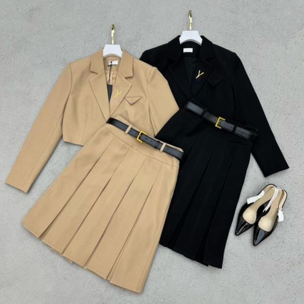 spring women dresses sets two piece dress lady suit dress