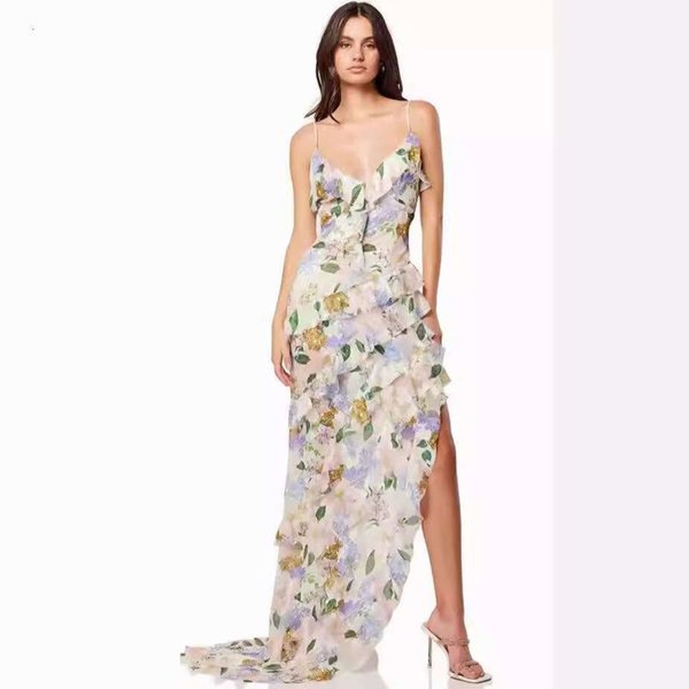 springsummer off shoulder european and american womens fashion organza fairy