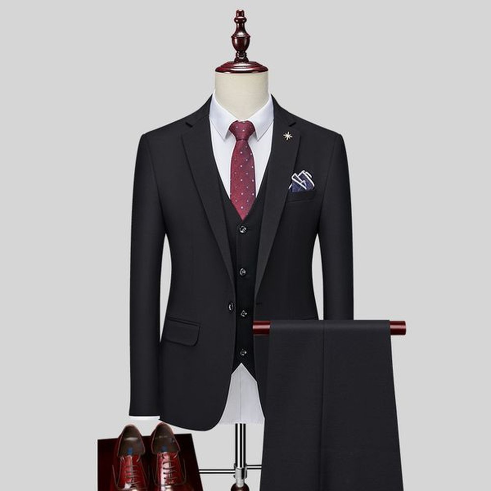 S1223Professional formal suit small suit Korean style slim fit best man groom wedding dress