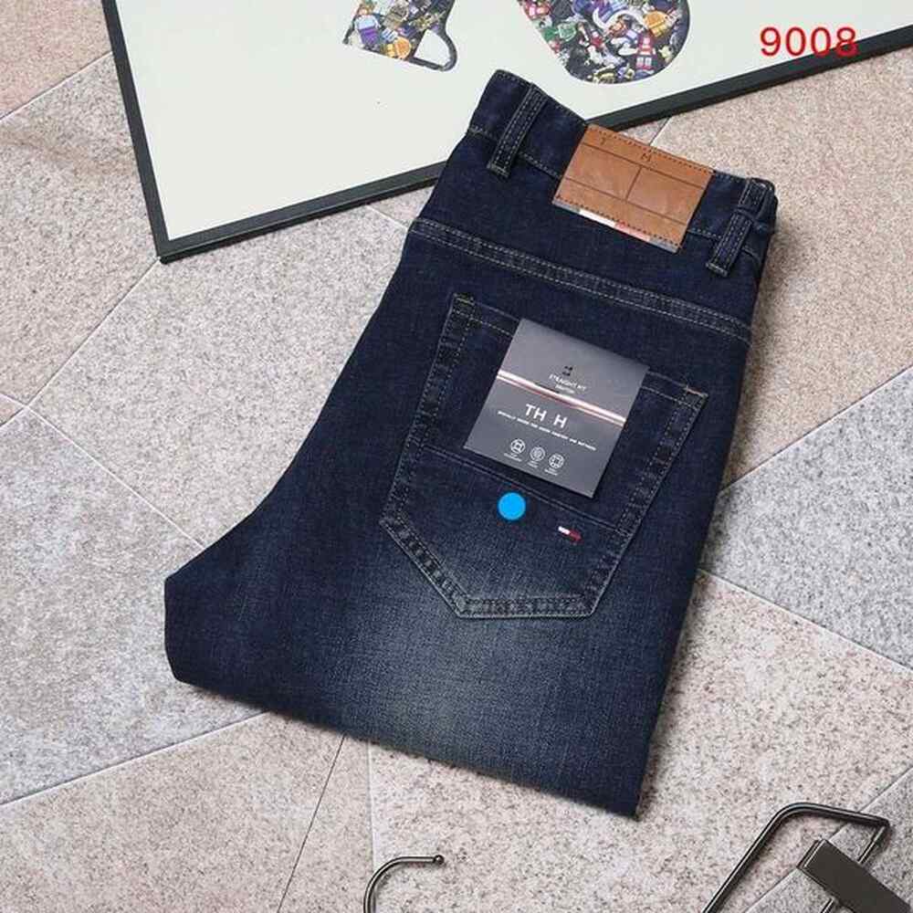 24Ss Brand Men's Jeans Luxury Designer Style Blue Washed Big Hole Zipper Pants Black Jeans Available