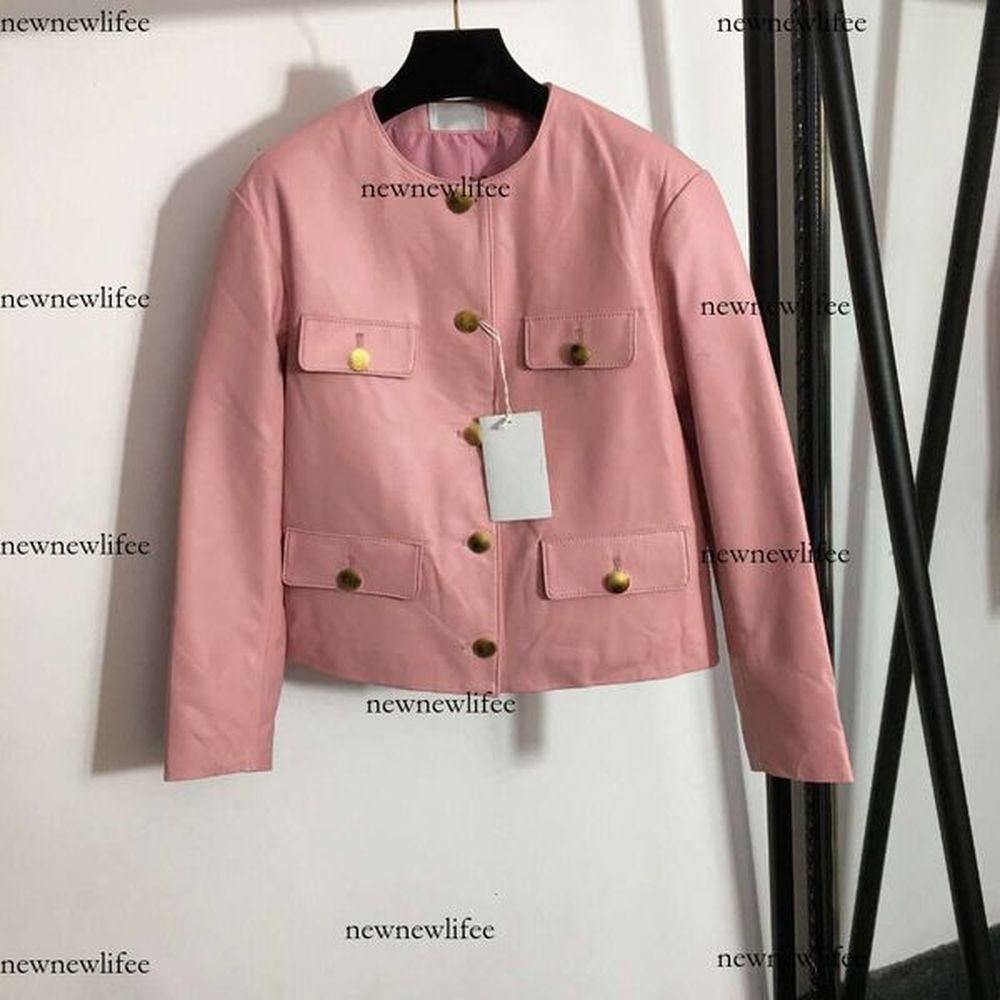 ss designer leather jacket women brand clothing women autumn coat
