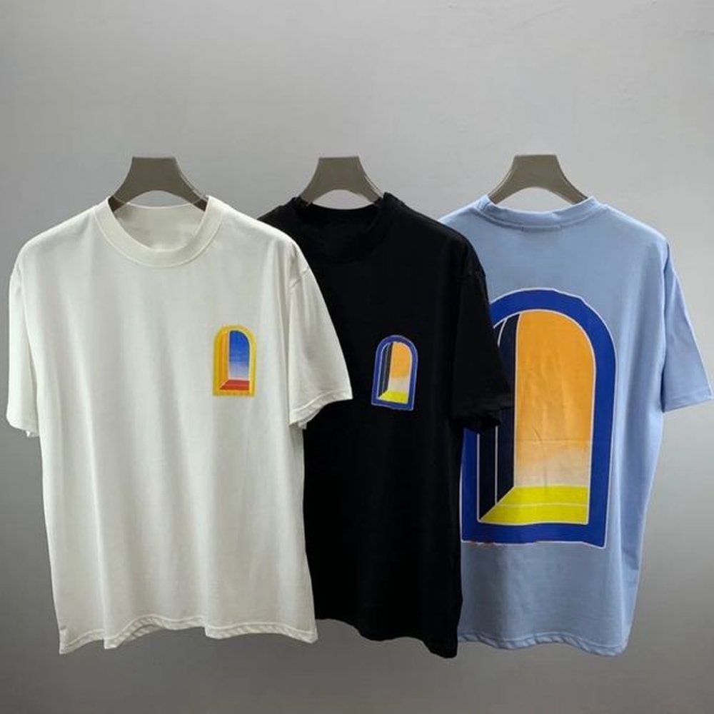 24ss Designer T Shirt Luxury Mens Tees Wear Summer Round Neck Sweat Absorbing Short Sleeves Outdoor Breathable Cotton T Shirt Tshirts Tops S