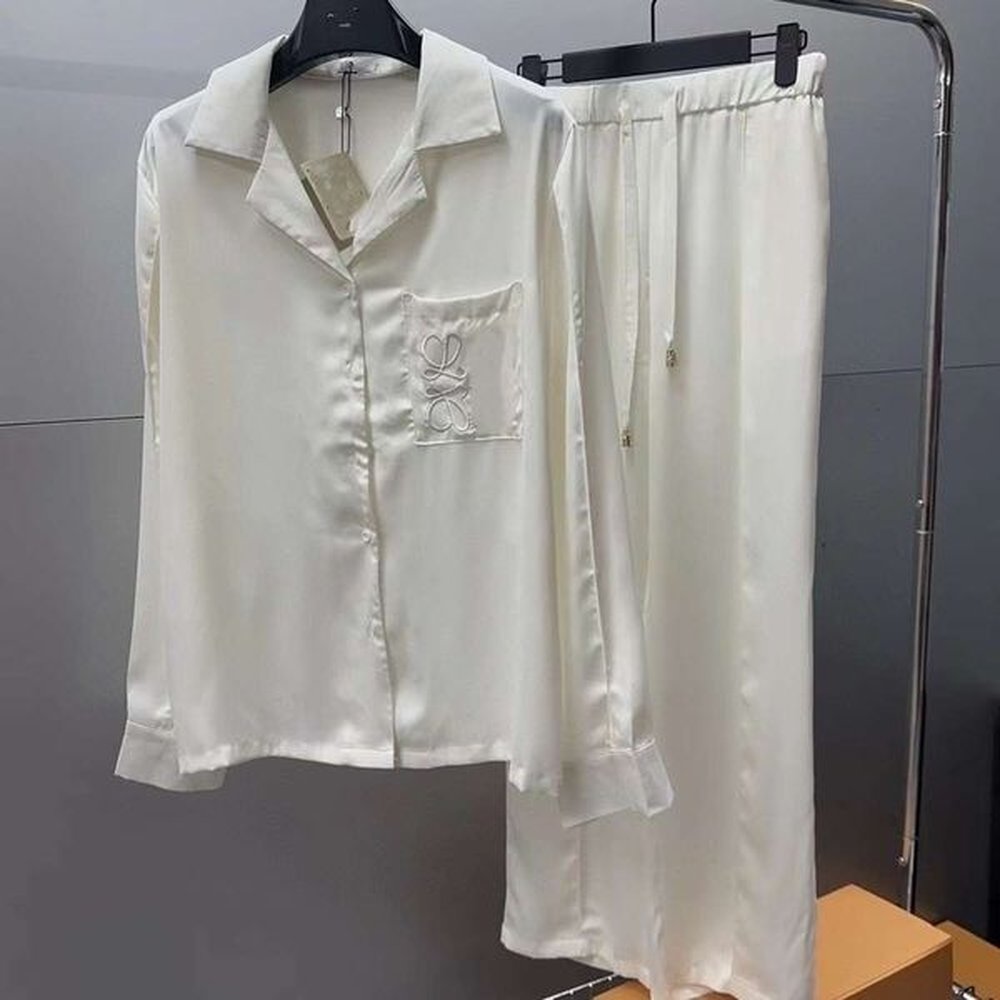 ss lo fashion womens set designer tracksuit white temperament selfcultivation