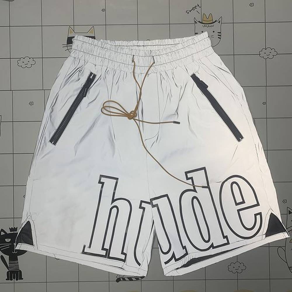 23ss Mens Casual Shorts Fashion Loose Short Womens Sport Street Style Sweatpants Stylish Reflective Pant Designer Men Sunset Pattern Short