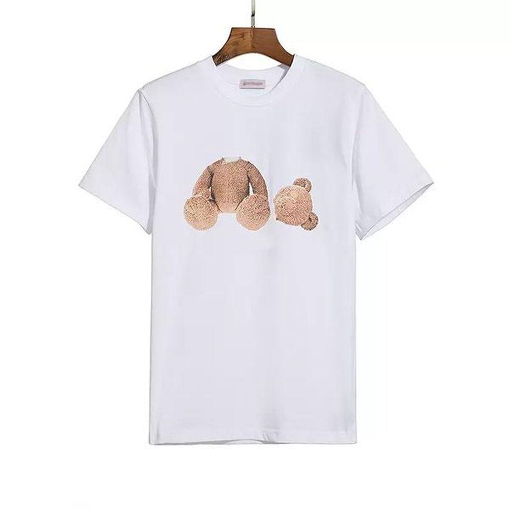 23ss Men's T shirts t Shirt Palms Palmangel City Designer Limited Inkjet Graffiti Letter Printing Men's Women's Sailboat Shor