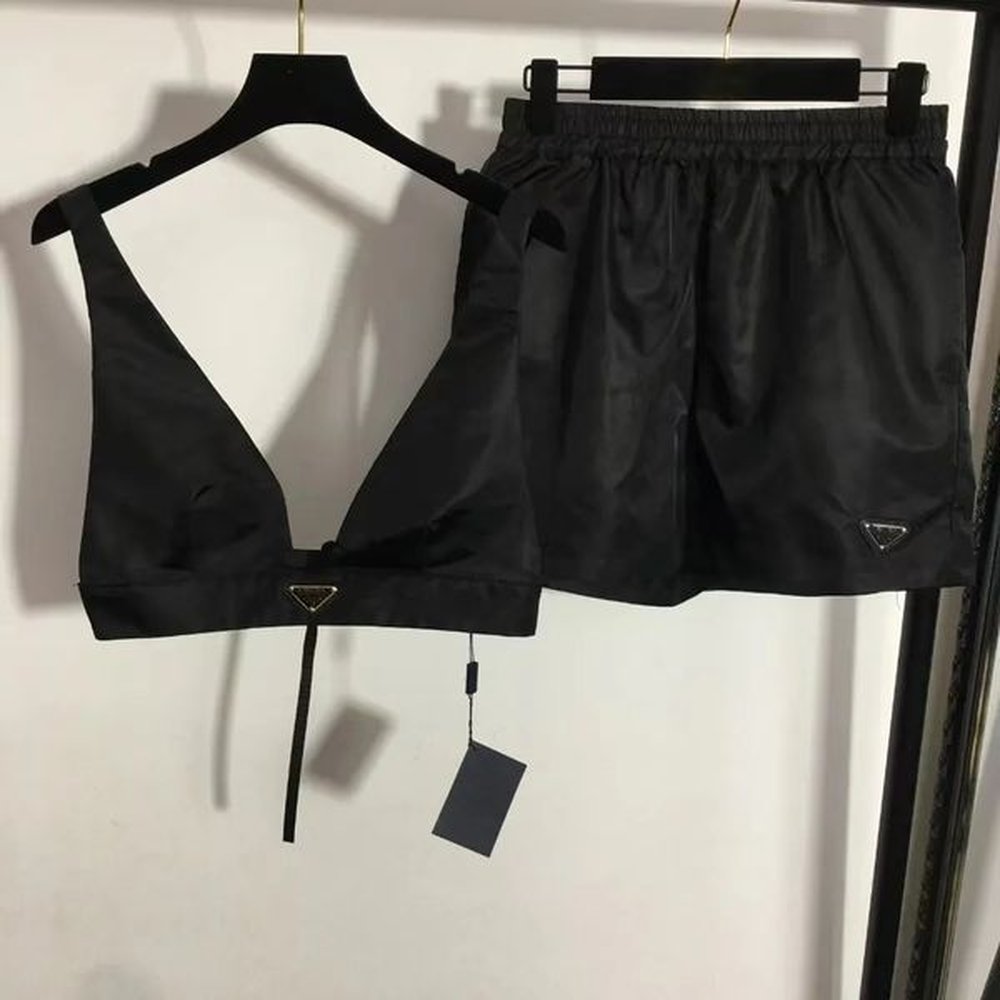 ss new tracksuit womens two piece pants set with triangle
