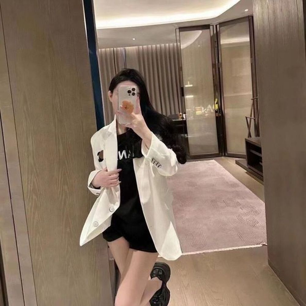 ss newest black white spring new suits blazers temperament