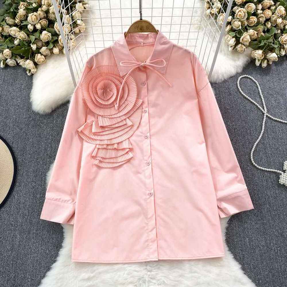 ss spring and autumn korean edition design sense polo neck