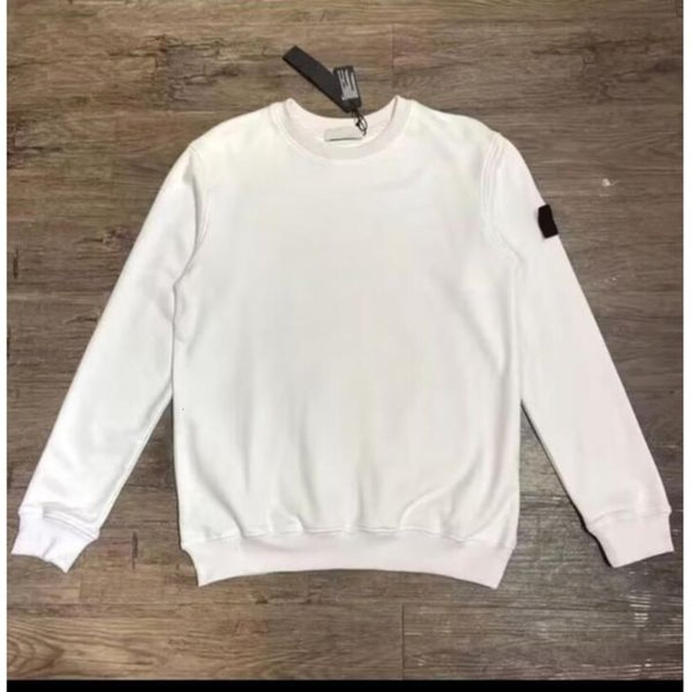 25ss stones jacket islands cargo jumper Pure cotton ribbed long-sleeved T-shirt for women autumn and winter loose bottoming shirt clothes fo