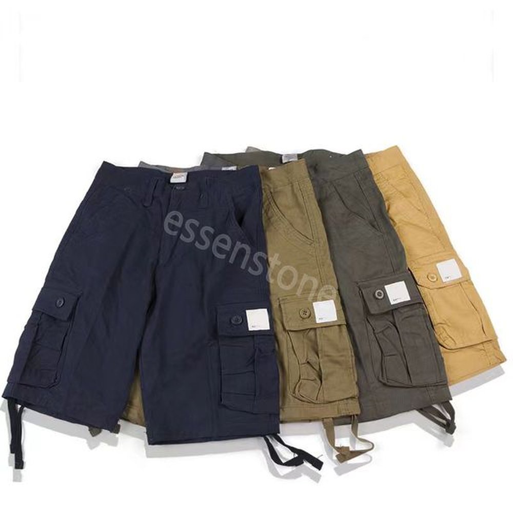 24ss Summer casual men's designer carhtt cargo short pants with drawstring series shorts, jogging and running cotton shorts, unisex S-2
