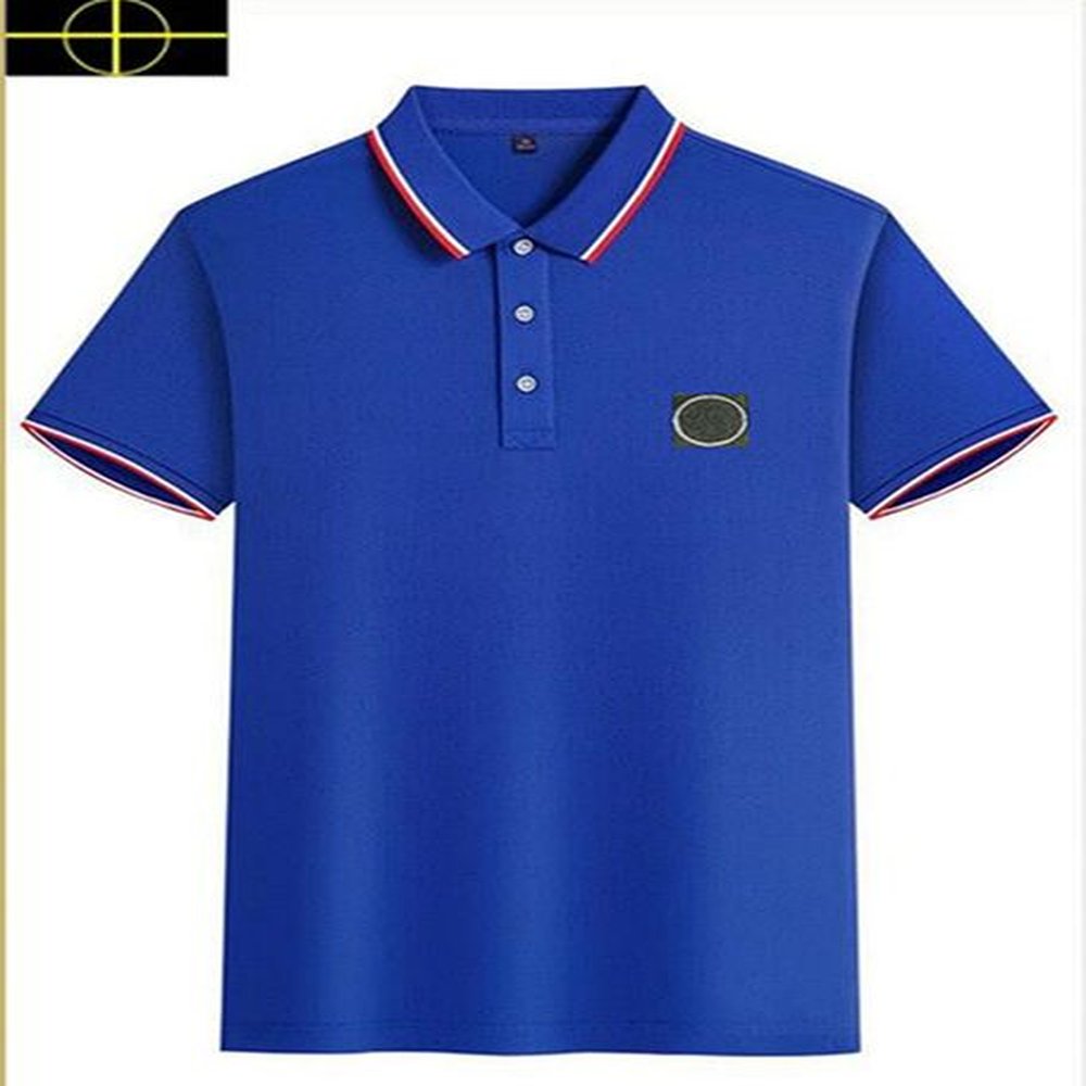 25ss TOPstoney stones jacket Mens Polo Brand Men T-Shirt Designer Luxury Fashion Embroidery Womens Lettering Polo Shirt Summer Casual Short