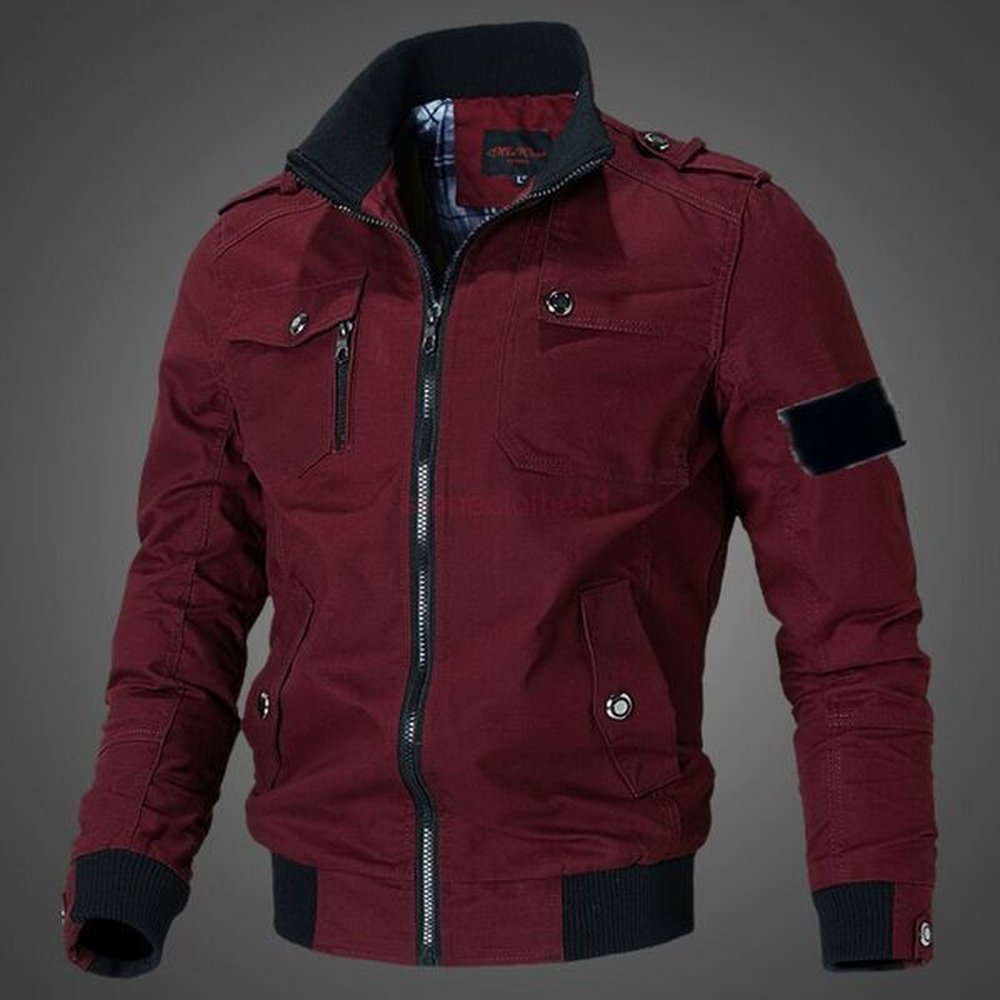 25ss TOPstoney stones jacket Retro style men's jacket middle-aged and young stand collar cardigan cotton men's outerwear warm spri