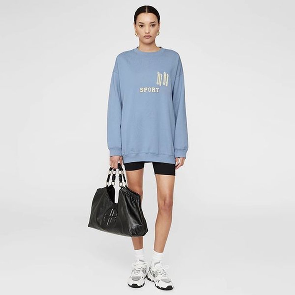 ss tyler capri blue embroidery sweatshirts women designer round neck