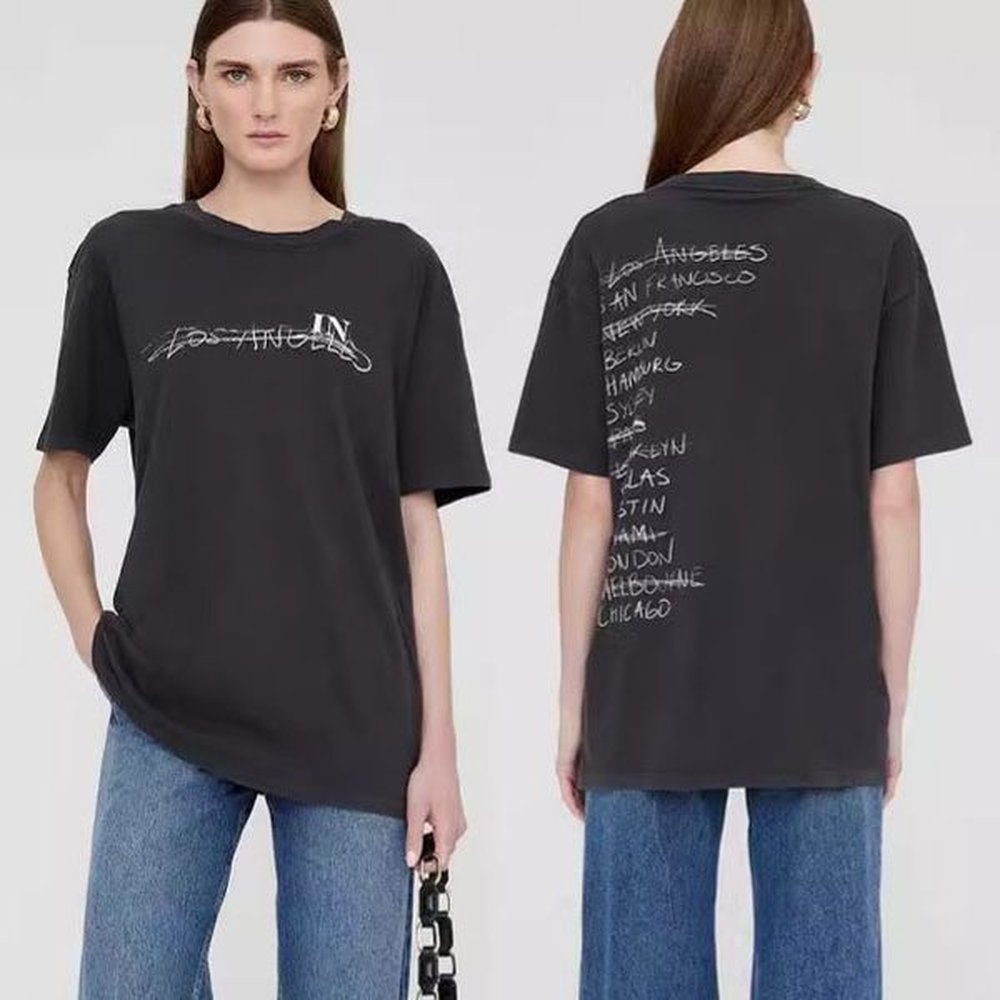 ss walker vintage black graffiti teess top quality designer print