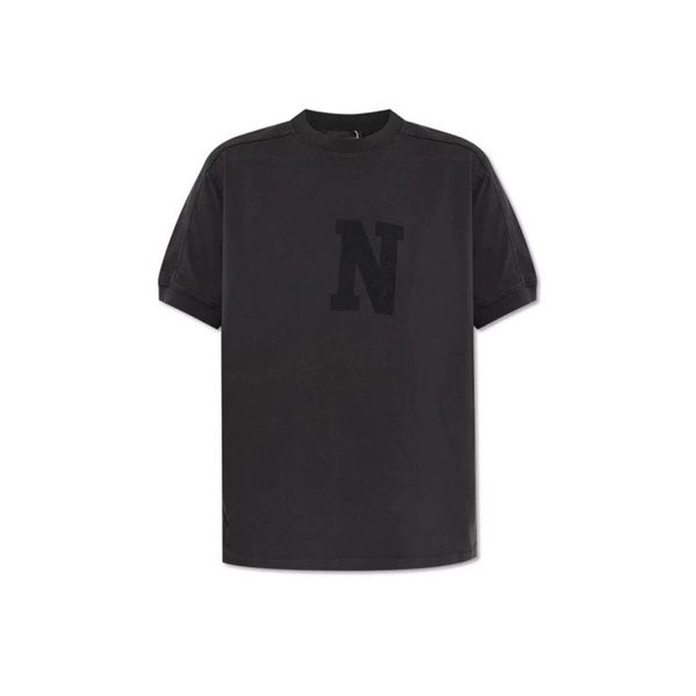 ss women letter printed tshirt solid color casual loose round