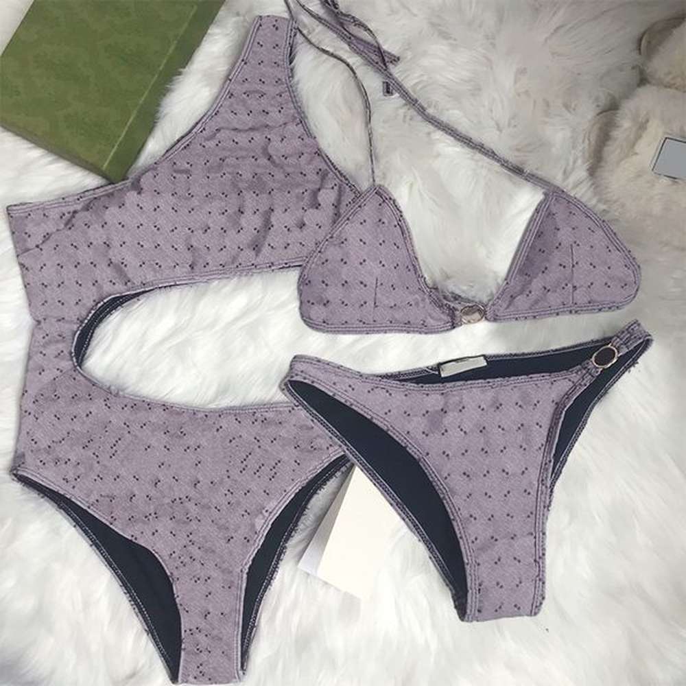 ss womens fashion bikini designer swimsuit stylish full print bathing