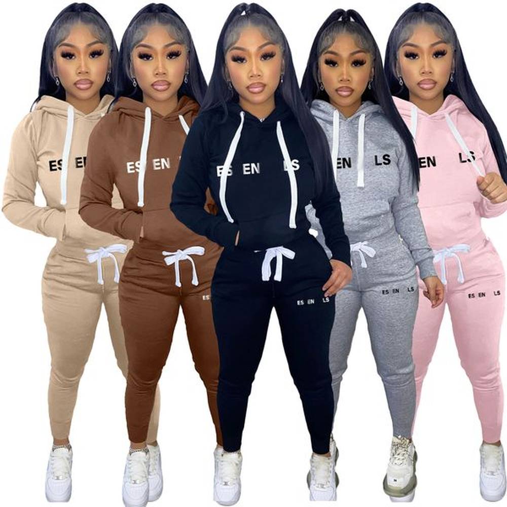 ss womens tracksuits fall clothes for women sexy printing long