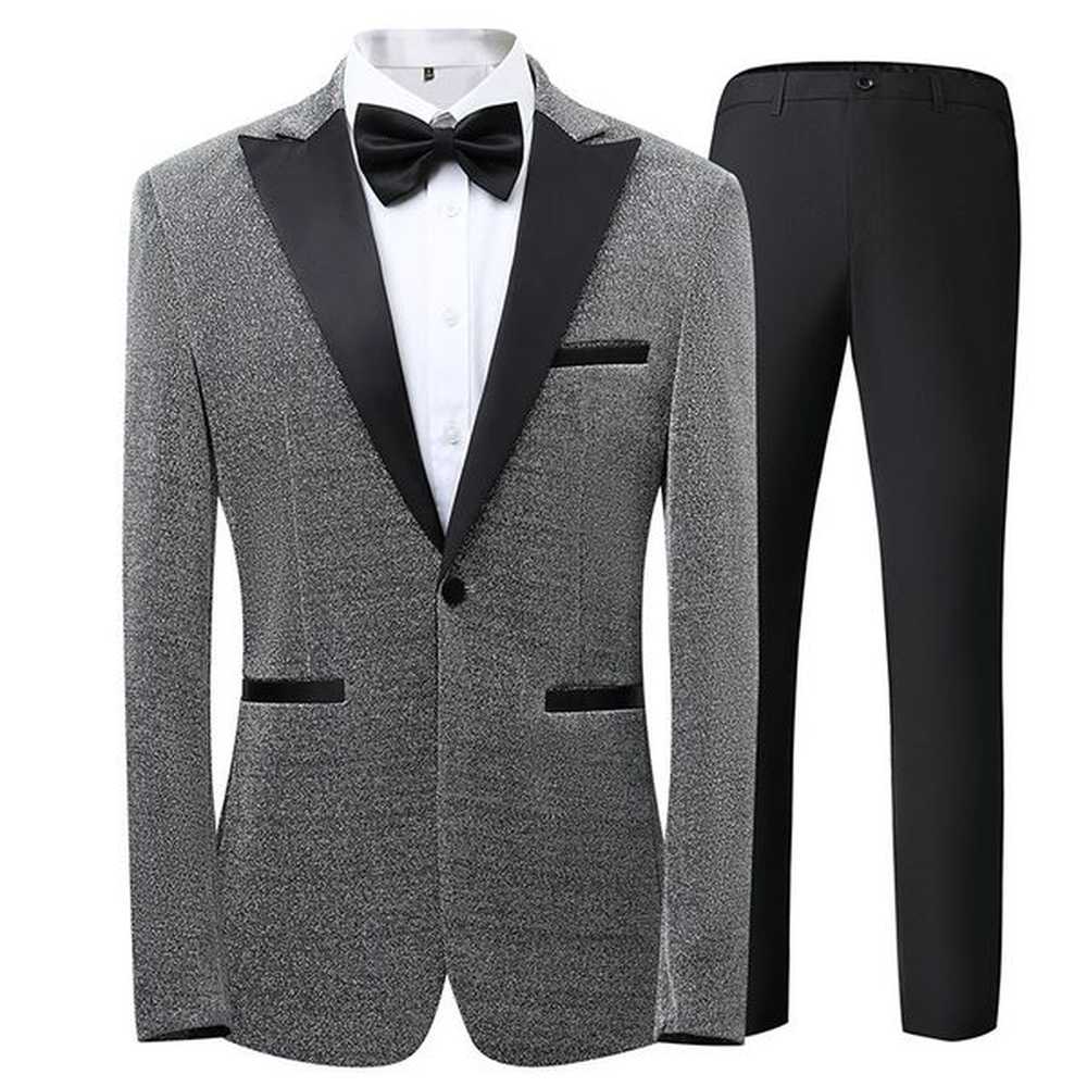 S1227Slim Korean wedding dress business casual handsome men's suit
