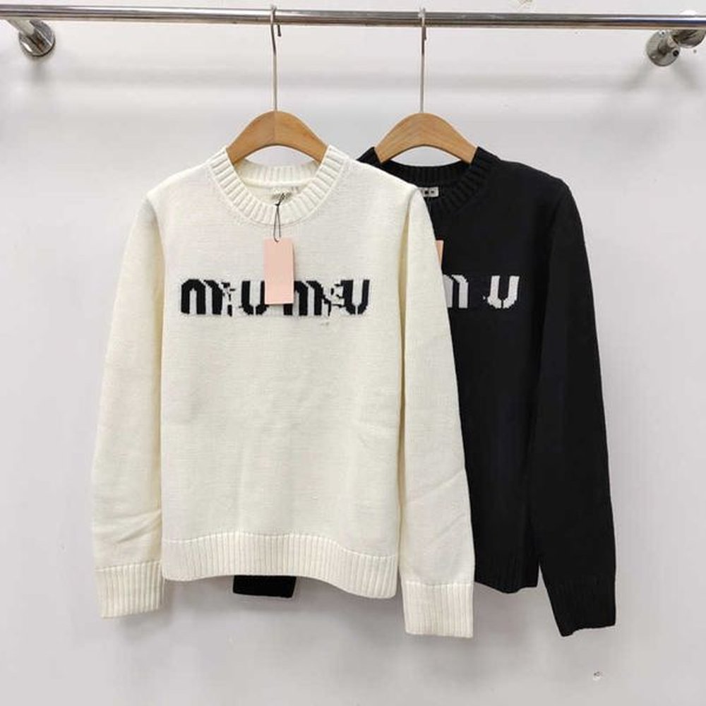 ssmm womens crewneck sweater autumn and winter fashion new letter