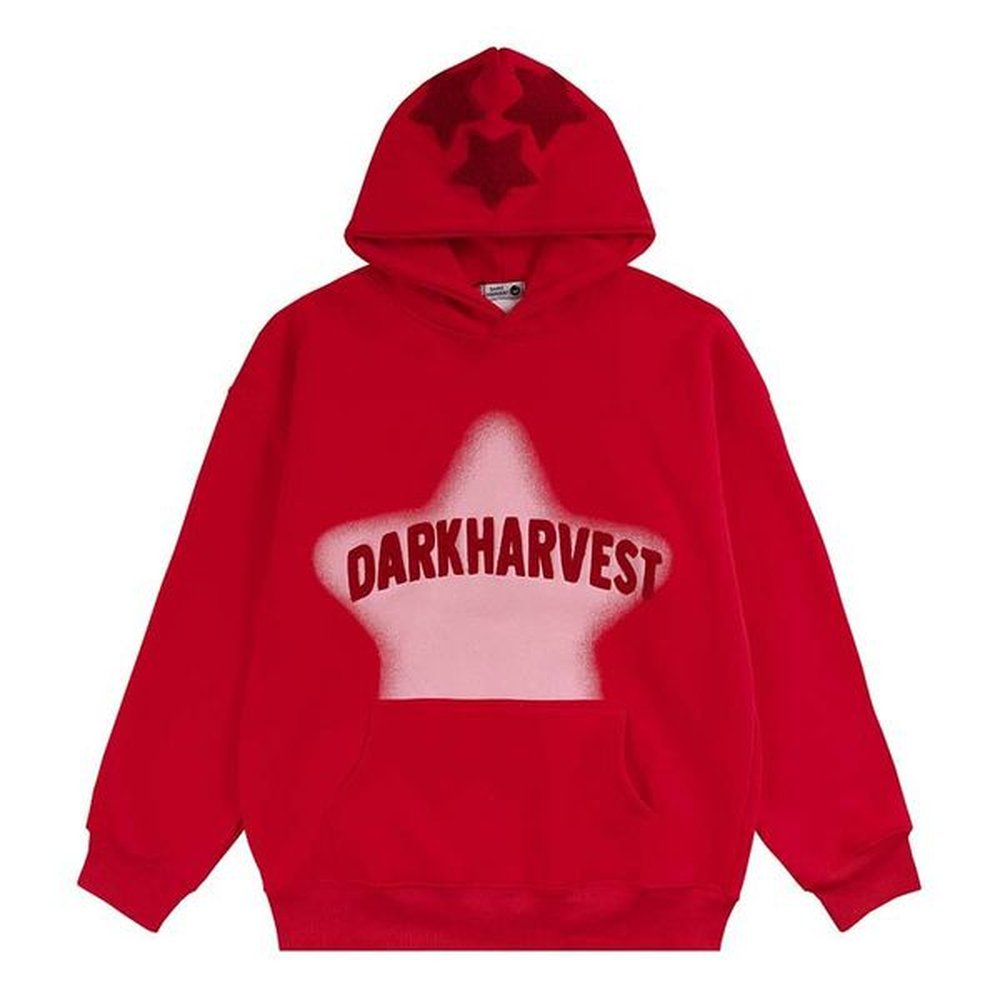 Star Designer Embroidery Hoodies Eden Park Designer Hoodie Retro Fleece Fashion Sweatshirt Men Women Pullover Darkharvest Loose Tops Plus Si