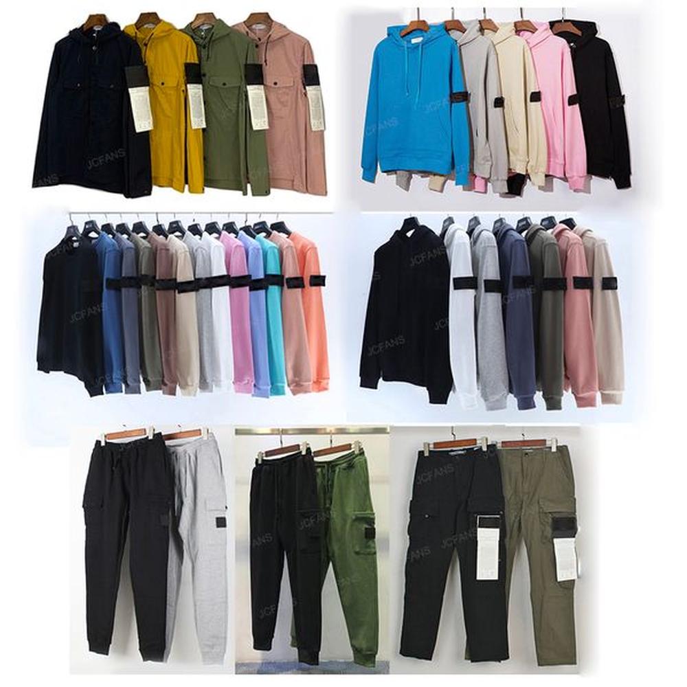 Stone Designer Jumper Tracksuit Embroidered Topstoney Badge Sweatshirts Stoney Pullover Cargo Pants Jacket Sweater Mens Women Tops Shorts Pu