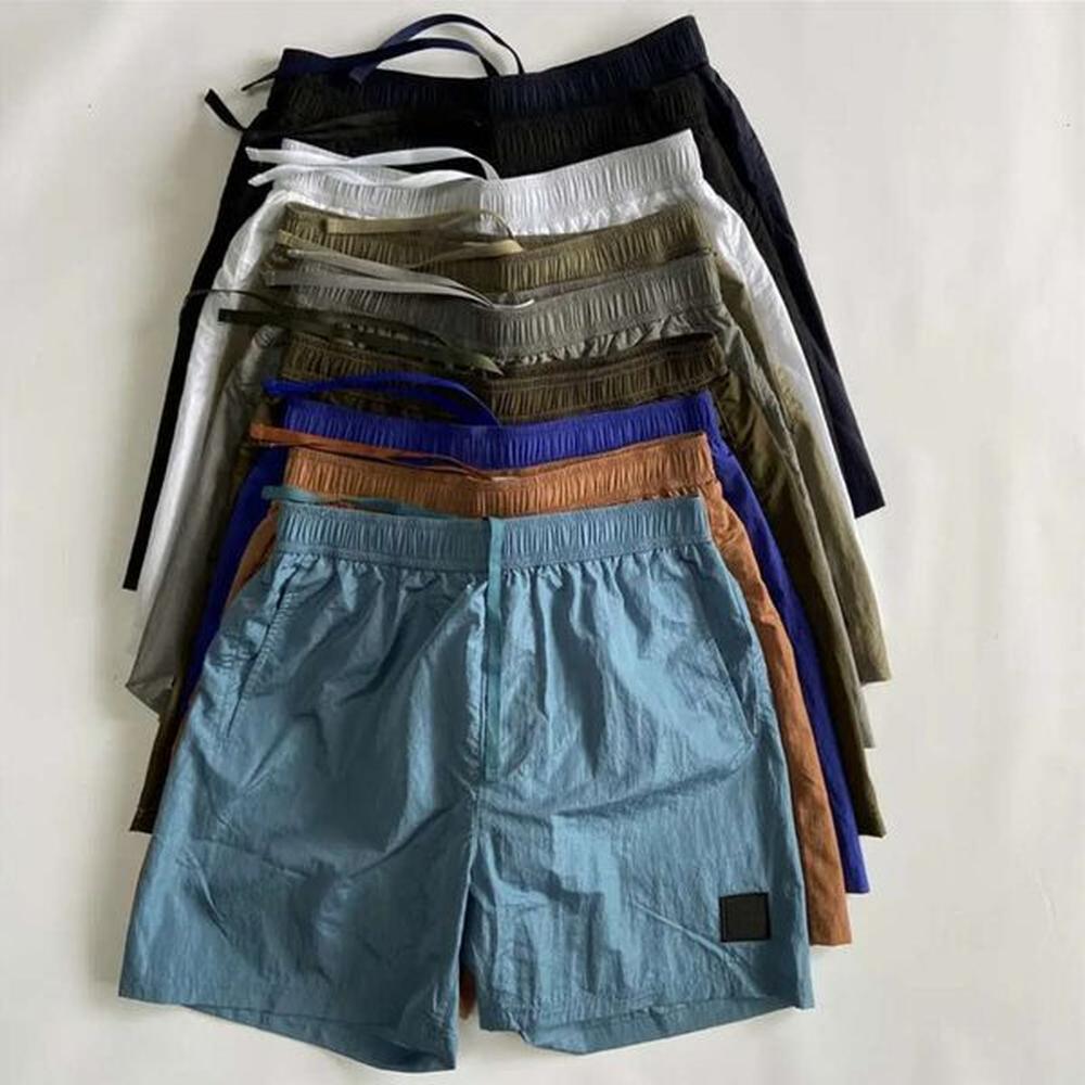 2024 Stone Short island Mens Track Pant Nylon Swim Loose Outdoor Street Man Jogging Shorts Fiess Sweatpants 9 Colors Pants kgi668