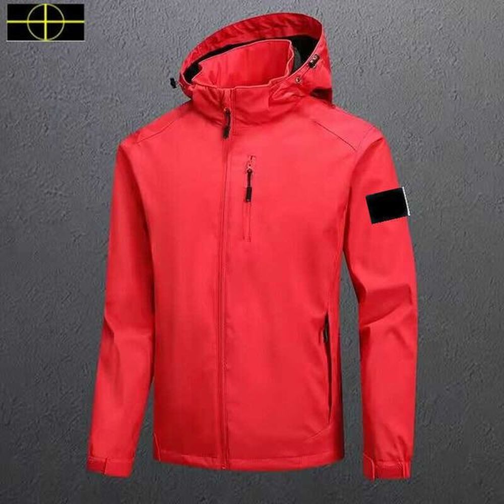 Stone Windbreaker Islandjacket Plus Size Men Clothing Versatile Outdoors Sports Islandsweatshirt Coat Zip Up Tracksuit Womens Hoodie Stoney