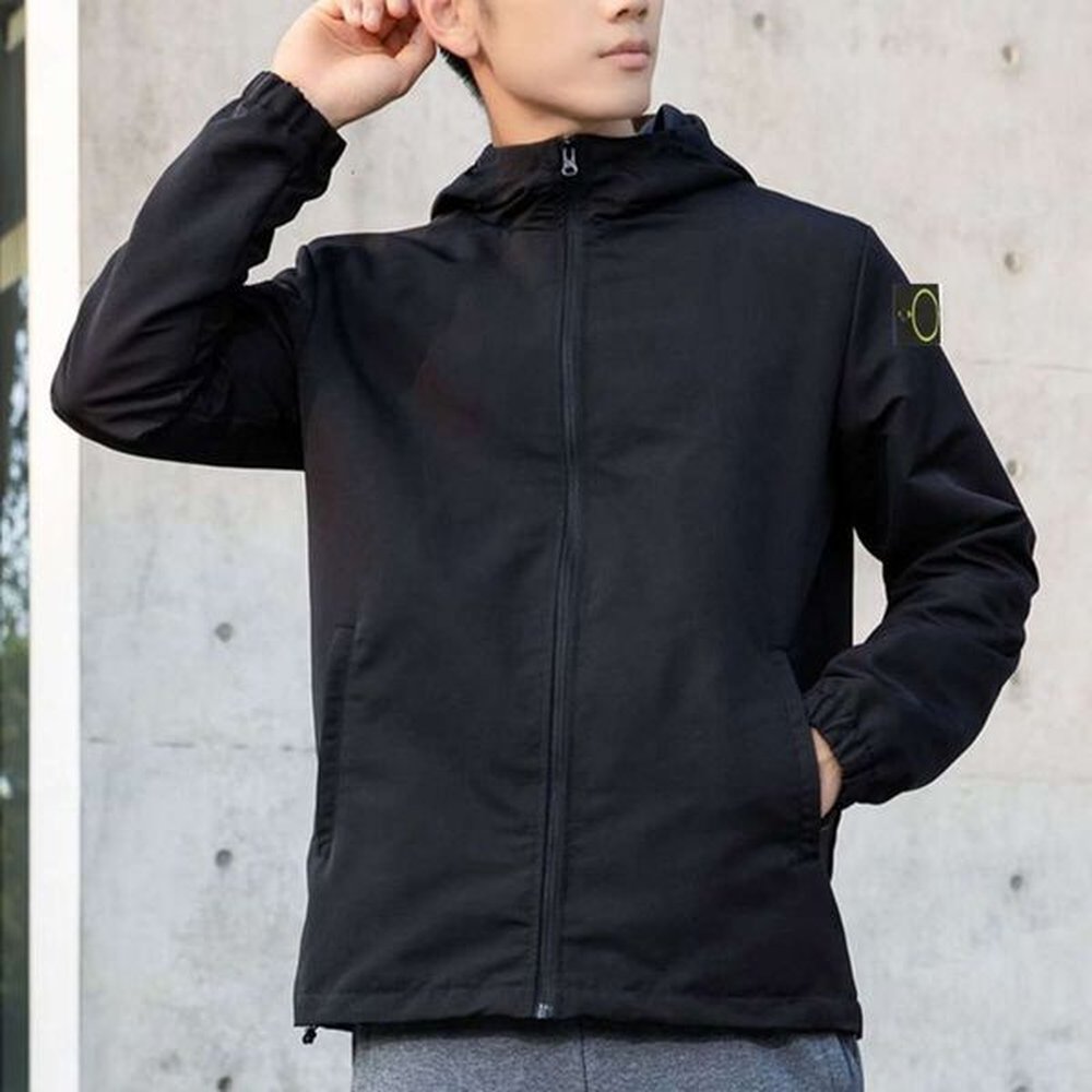 Stones Island Jacket Version Outdoor Casual Jacket Men's Hooded Jacket Loose Oversized Assault Suit Couple Outfit Spring And Autumn Sma