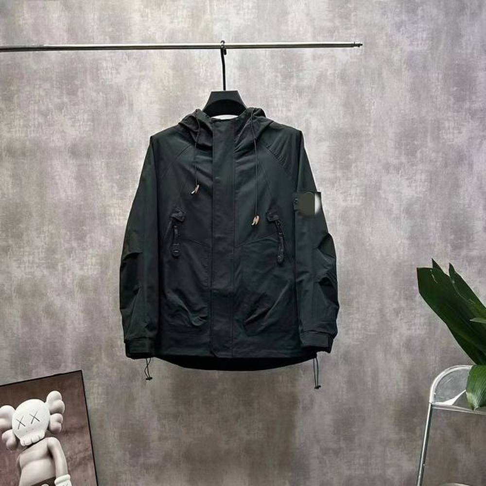 Stones Jacket Men's Jackets Hooded Windproof Overcoat Fashion Cp Compan Hoodie Jacket Zip Fleece Lined Coat Designer Jacket French Ston