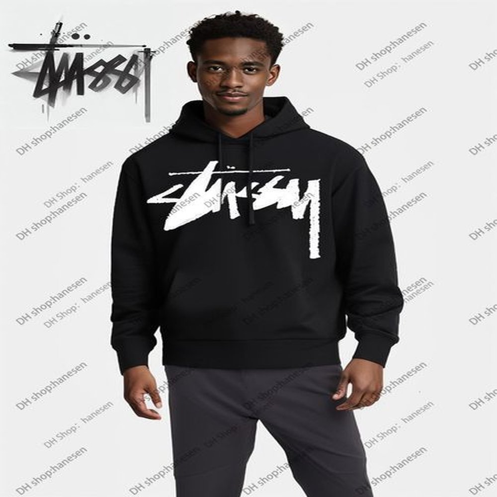 Stussystus Hoodie Fashion Mens Hooded Pullover Streetwear Y2k Tracksuit Womens Sweatshirt Tops 8 Ball Hoodies Gothic Hip Hop Punk Jumpers Ov
