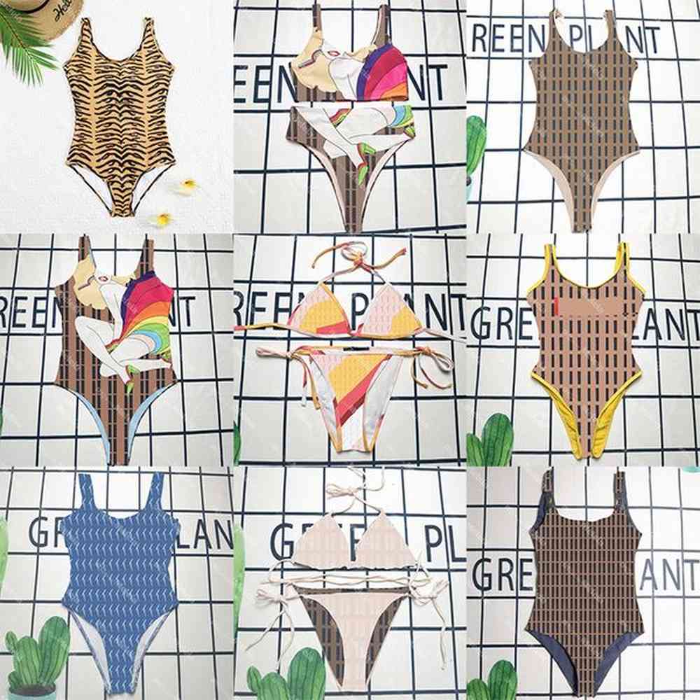 styles beach bikinis women letter swimwear lady beach clothes