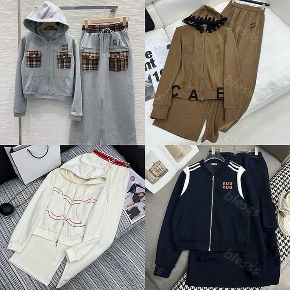 styles hoodied casual set designer zip jacket tops luxury