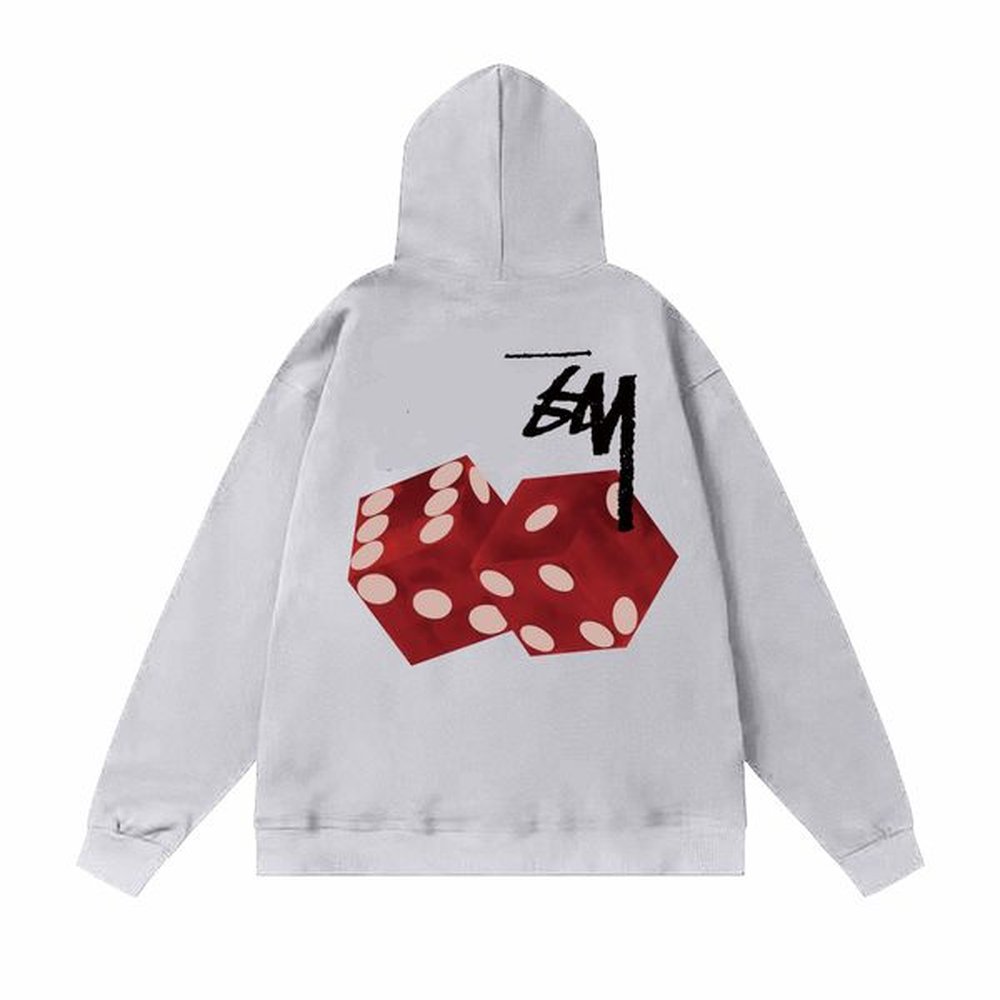 Stylish Mens 2024 Hoodies Printed Casual Loose Sports Sweatshirts
