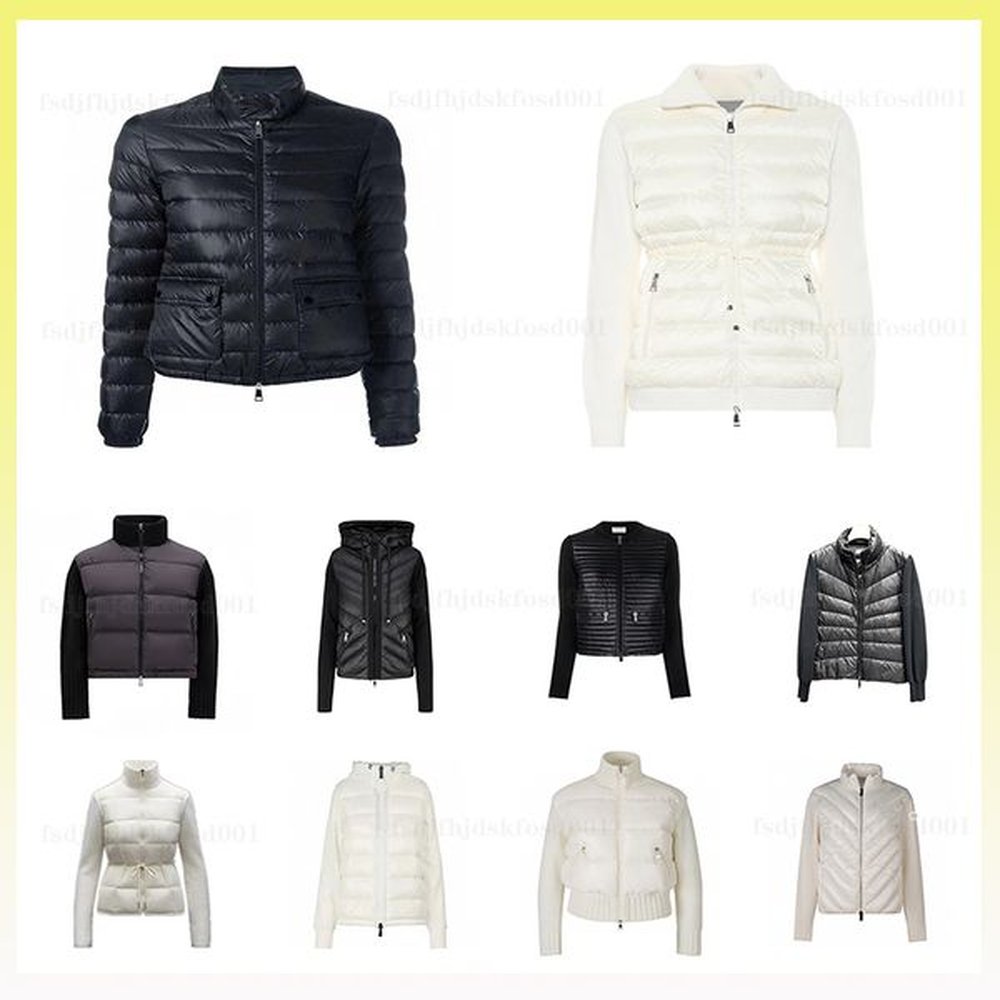 stylish multi styles womens knit cardigan down jacket designer