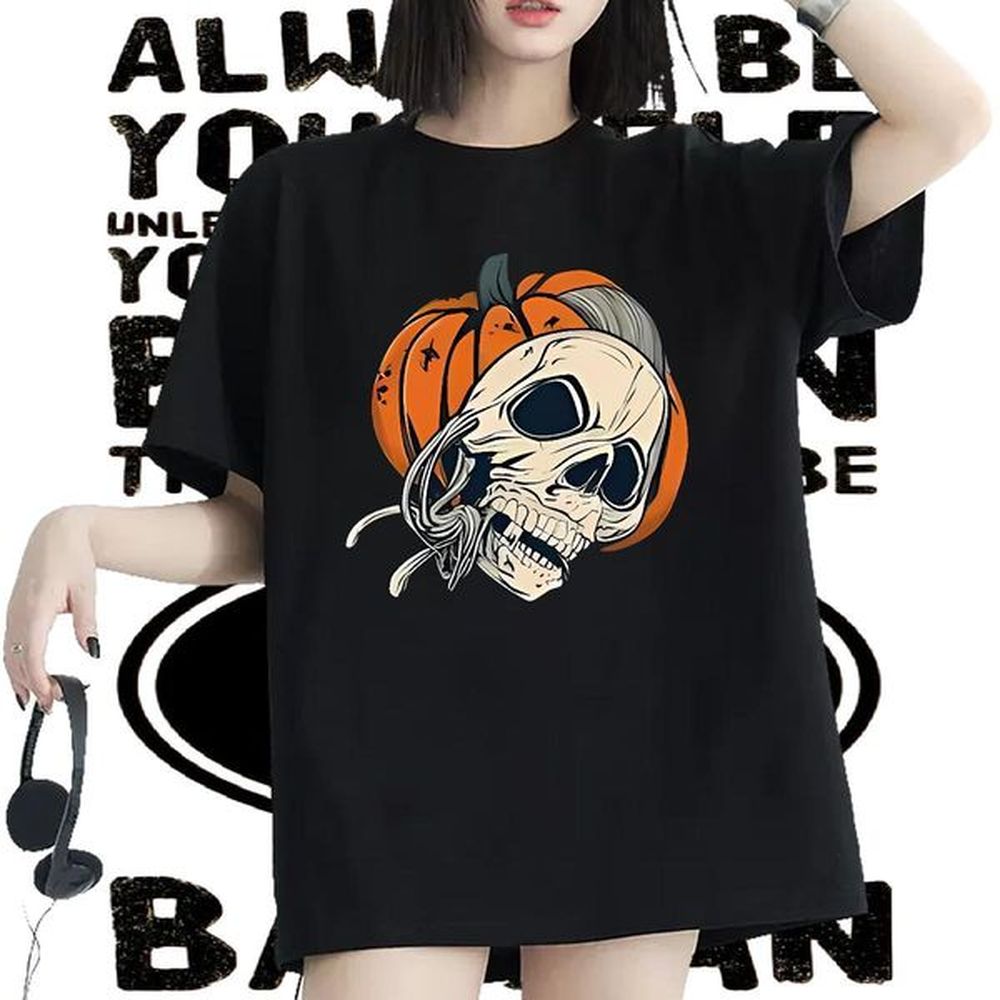 stylist g cotton tshirts breathable crew neck street skull