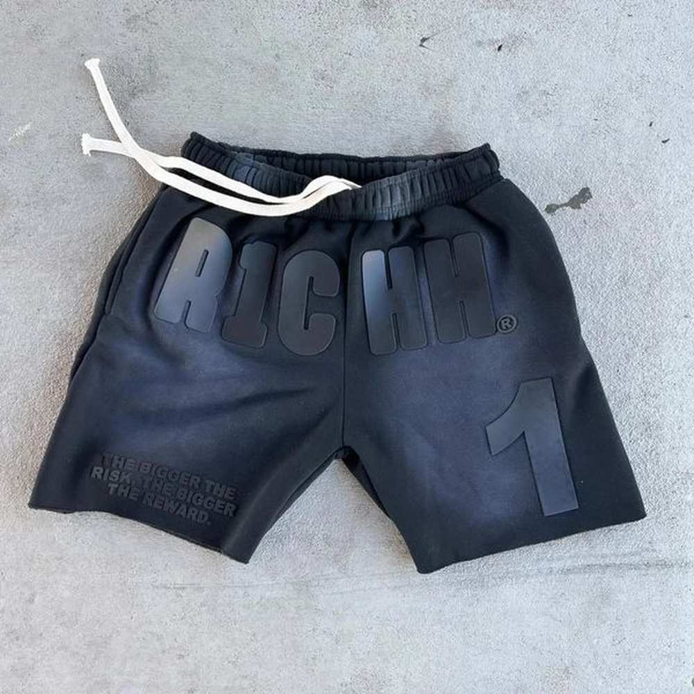 Summer American Hip Hop Letter Y2K Mens and Womens Shorts Harajuku Gothic Casual Basketball Pants 241230