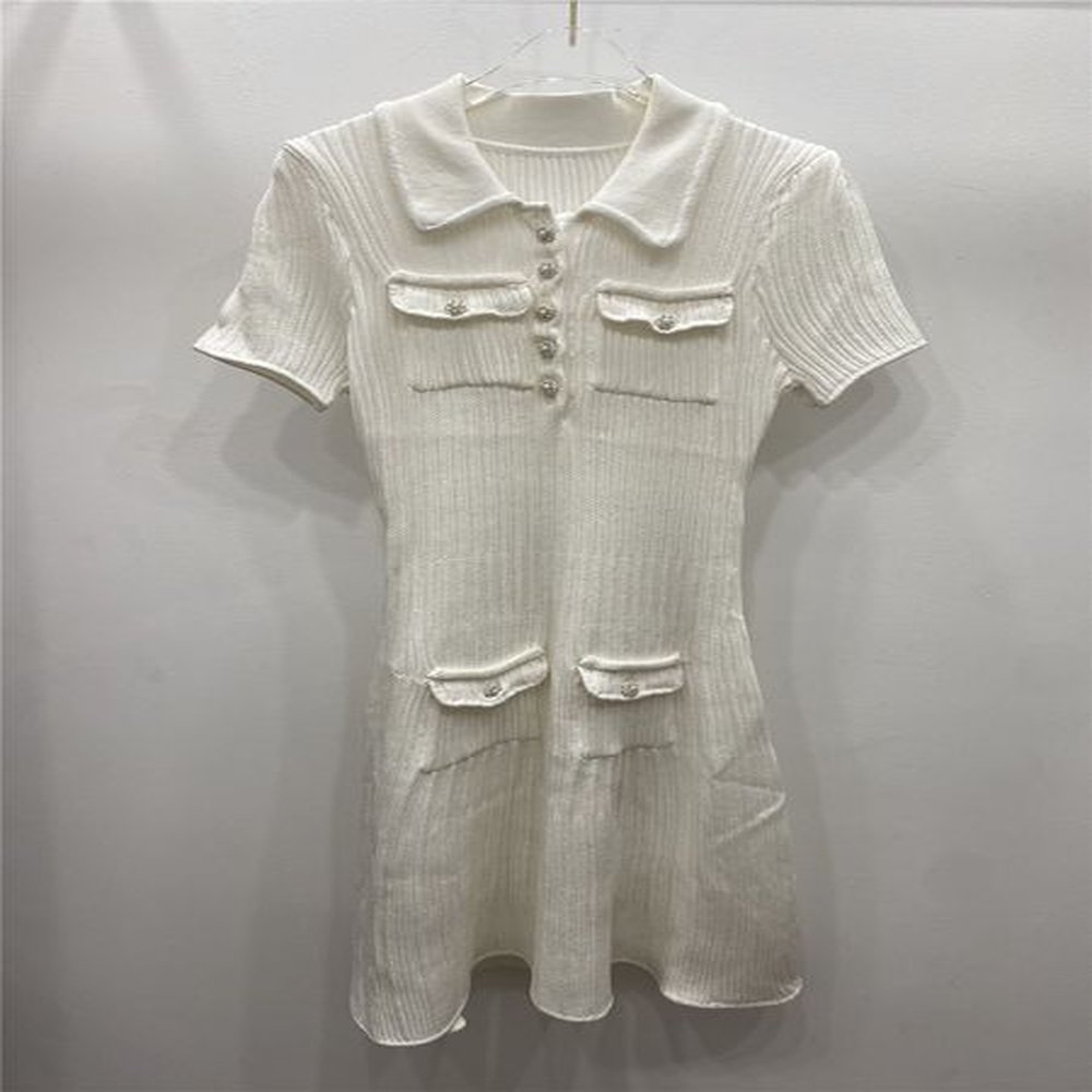summer brand same style dress short sleeve pink