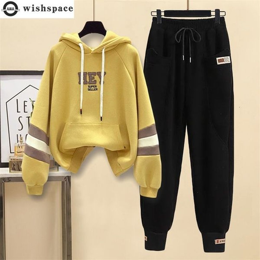 summer comparison sewing letter printing hoodie casual workwear mens twopiece