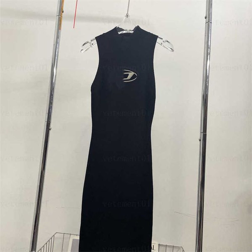 summer designer dresses for women embossed d relief letter half