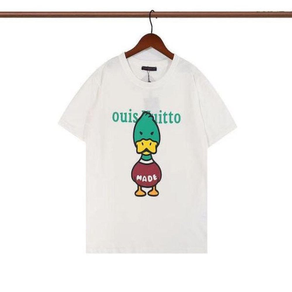 Summer Designers Louiseity T Shirt Loose Oversize Tees Apparel Fashion Tops Mans Casual Chest Letter Shirt Luxury Street Shorts Sleeve Cloth