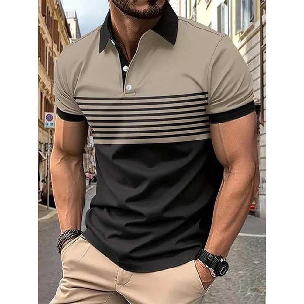 Summer fashion hot selling casual short sleeved mens top POLO shirtXJ241028