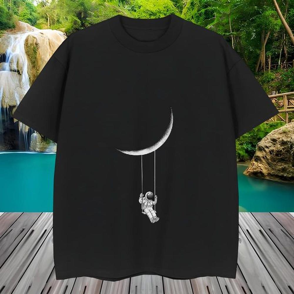 2024 Summer Men Clothes T-Shirt 230g Pure Cotton Hip Hop universe O-Neck Short Sleeve T-Shirts Free Shipping Oversized 4XL Tops Shirt
