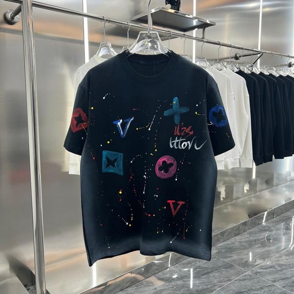 Summer Mens T Shirts Designer Tee Casual Loose Hip Hop Streetwear Couples Printed Cotton Short Sleeve Shirt Size M-XXXL