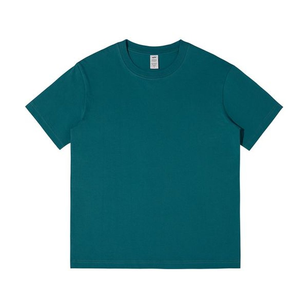 2024 Summer mens women shirts tees 230g heavy cotton short sleeve T-shirts men loose solid color base shirt T shirt white clothes shirt Brea