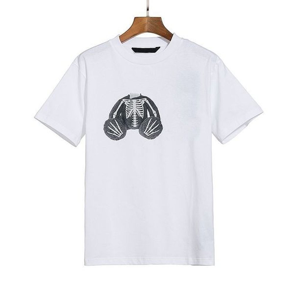 Summer Printing Round Neck Casual Cotton Short-sleeved T-shirt Men's and Women's Letters