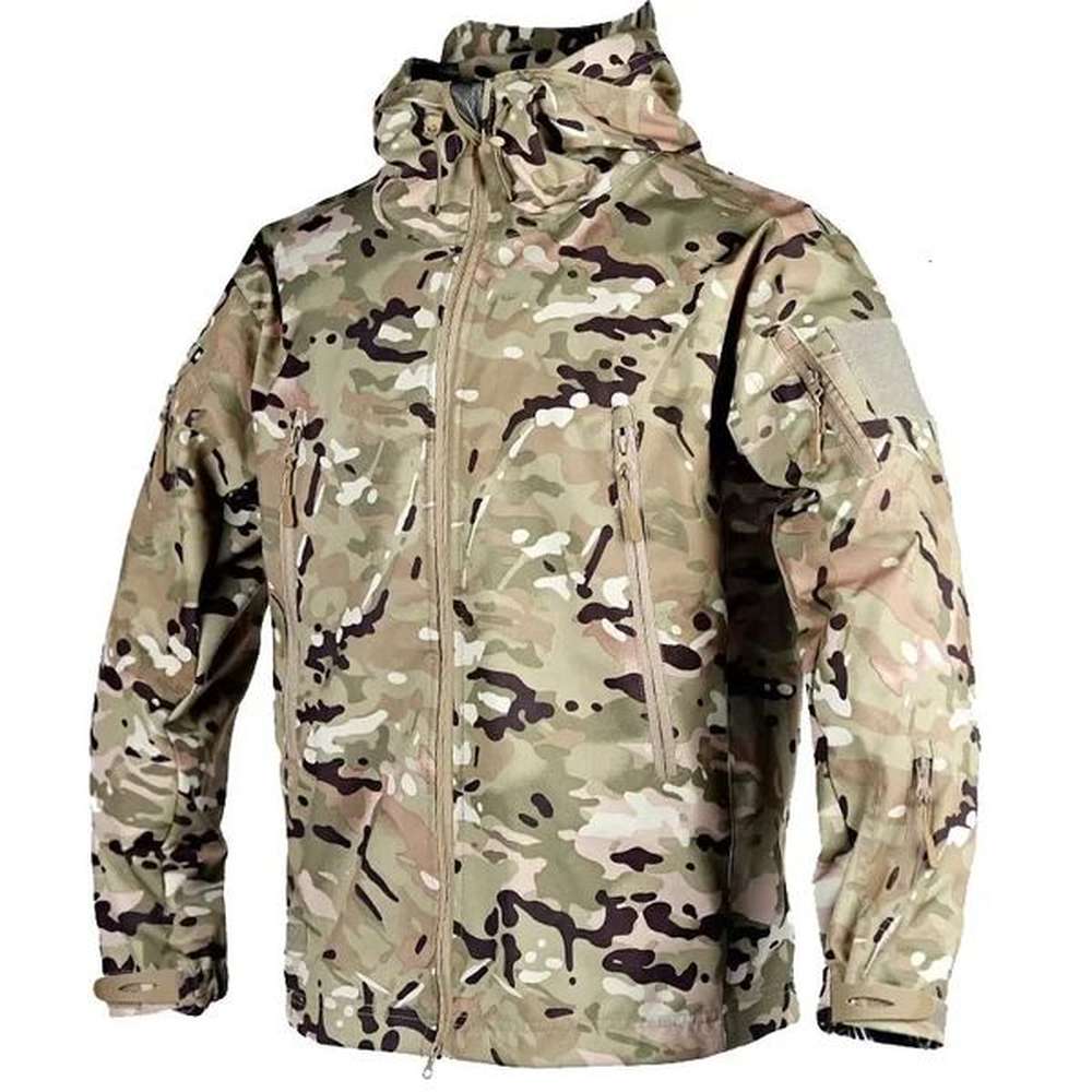 Summer Soft Shell Tactical Windproof Waterproof Jacket Men Clothing Wear Resistant Jackets Mens Hooded Coats
