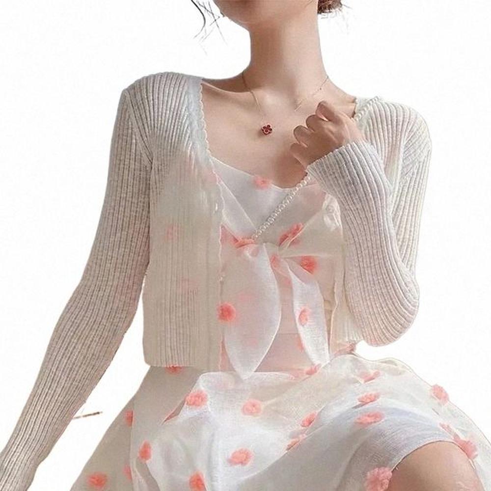 summer sunproof cardigan women minimalist female vacati stylish fi solid