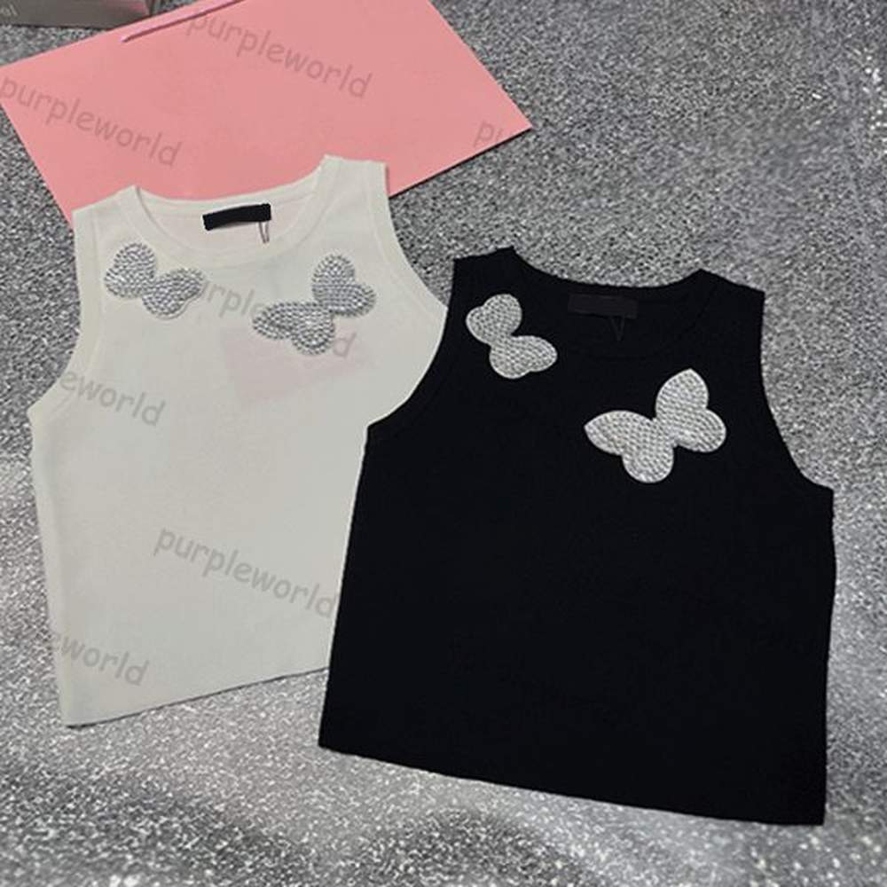 summer women knitted vest sleeveless pullover tops designer sports fashion