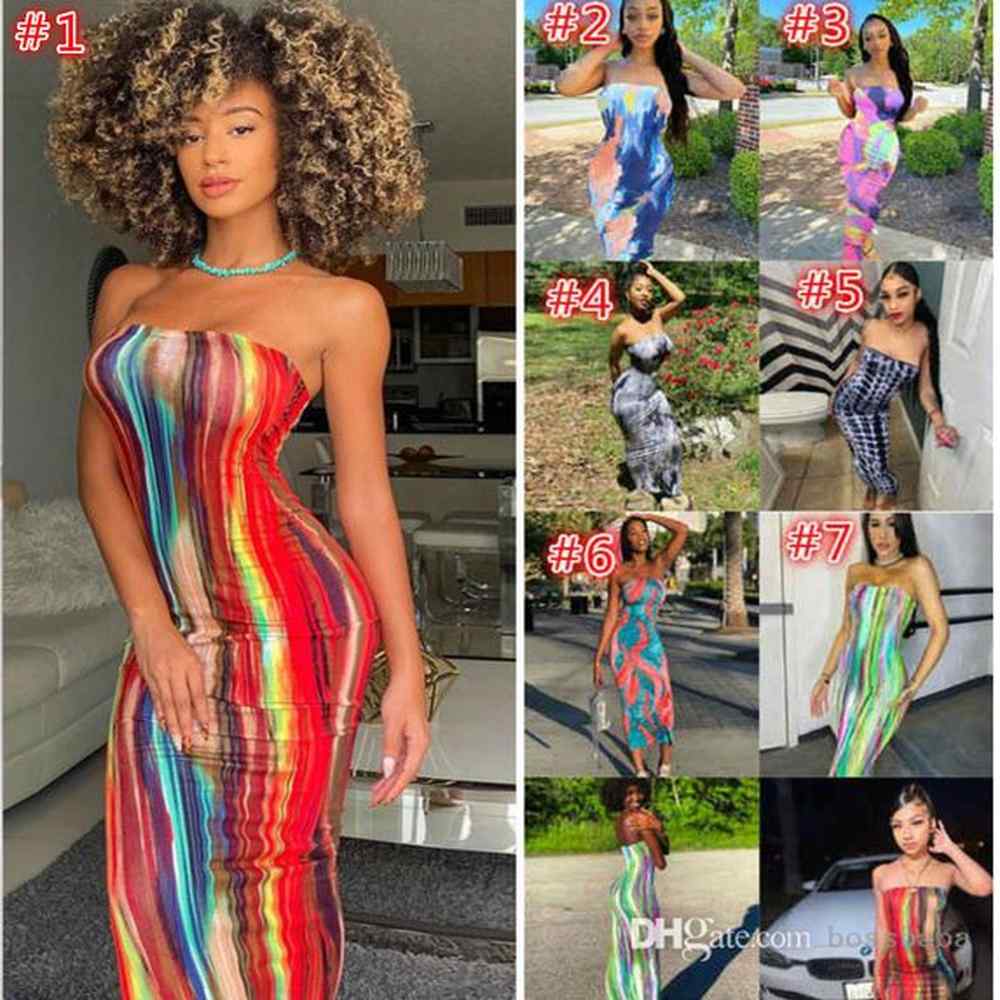 summer women long maxi dress off shoulder bandeau fashion slim